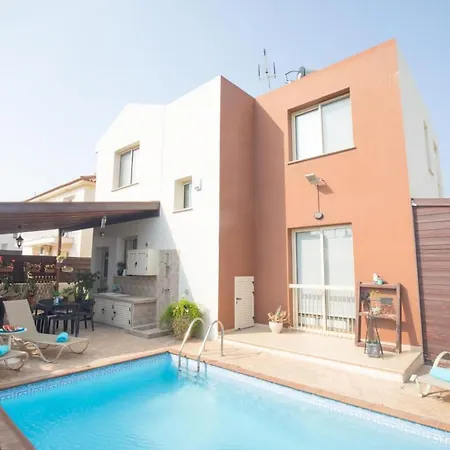 Sunnyvillas: 3br Villa☆private Pool In Pernera - Orange